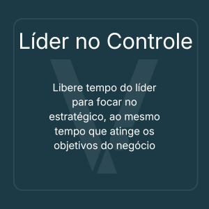 líder no controle
